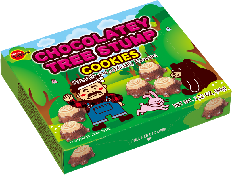 Bourbon Foods Chocolatey Tree Stump Cookies