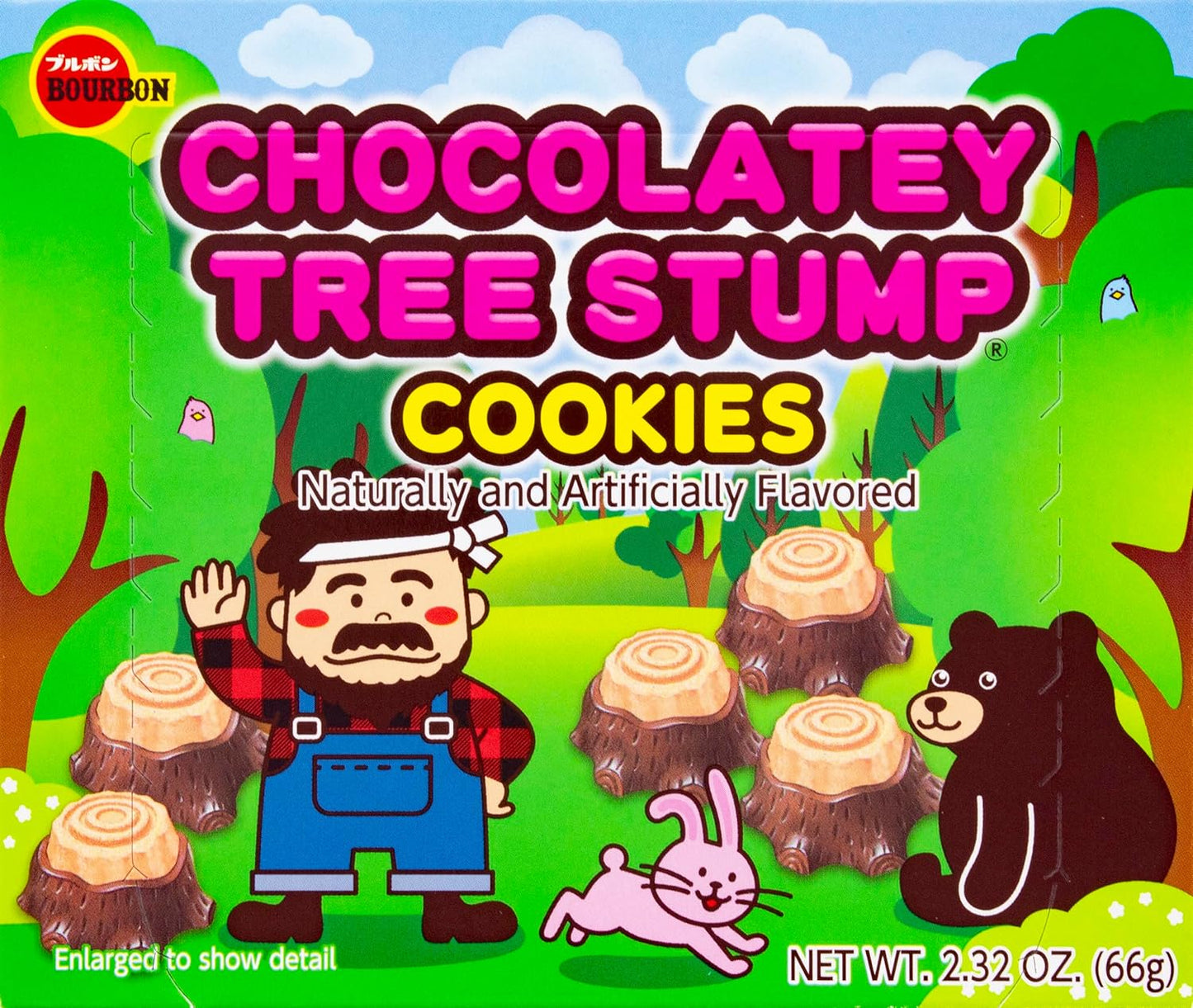 Bourbon Foods Chocolatey Tree Stump Cookies