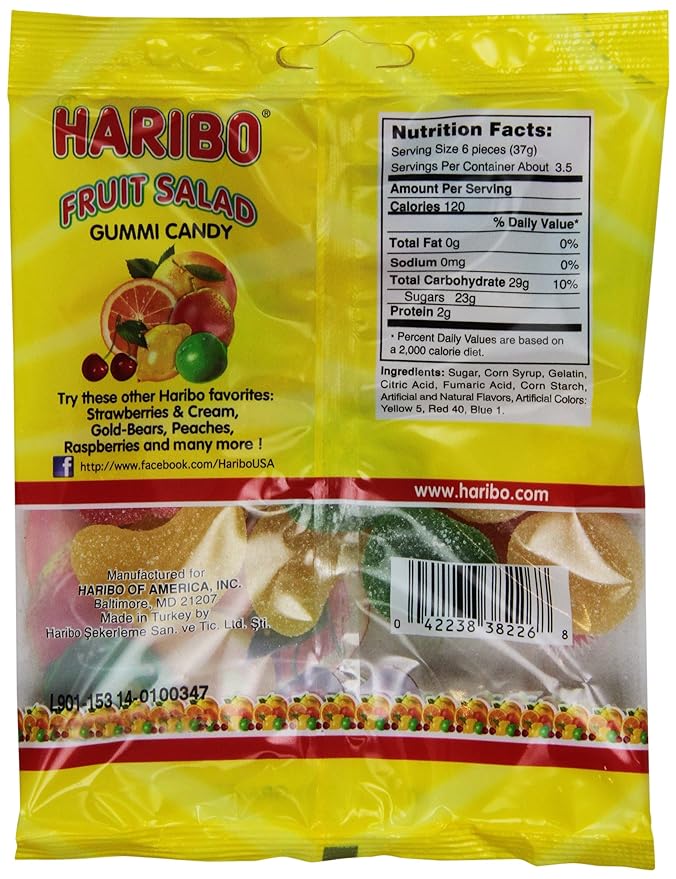 Haribo Fruit Salad Gummi Candy