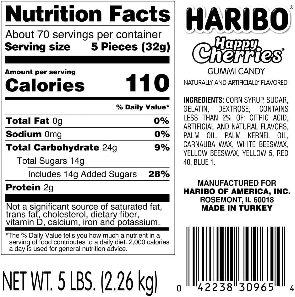 Haribo Happy Cherries Gummi Candy