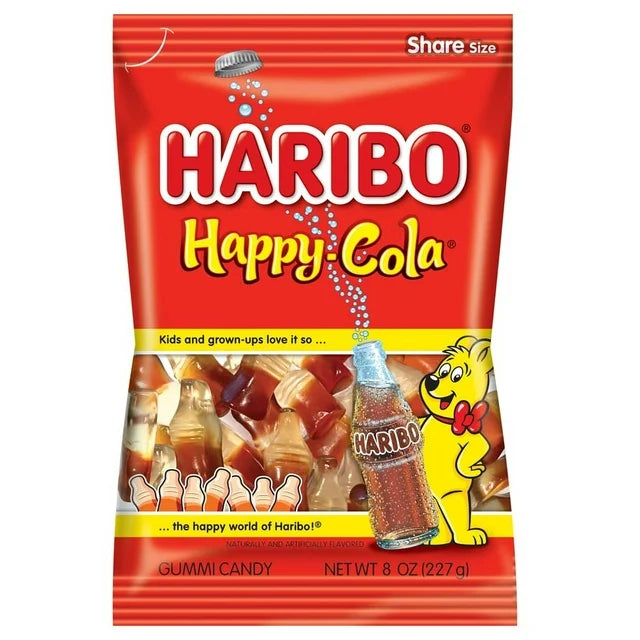 Haribo Happy Cola Bottle Gummi Candy