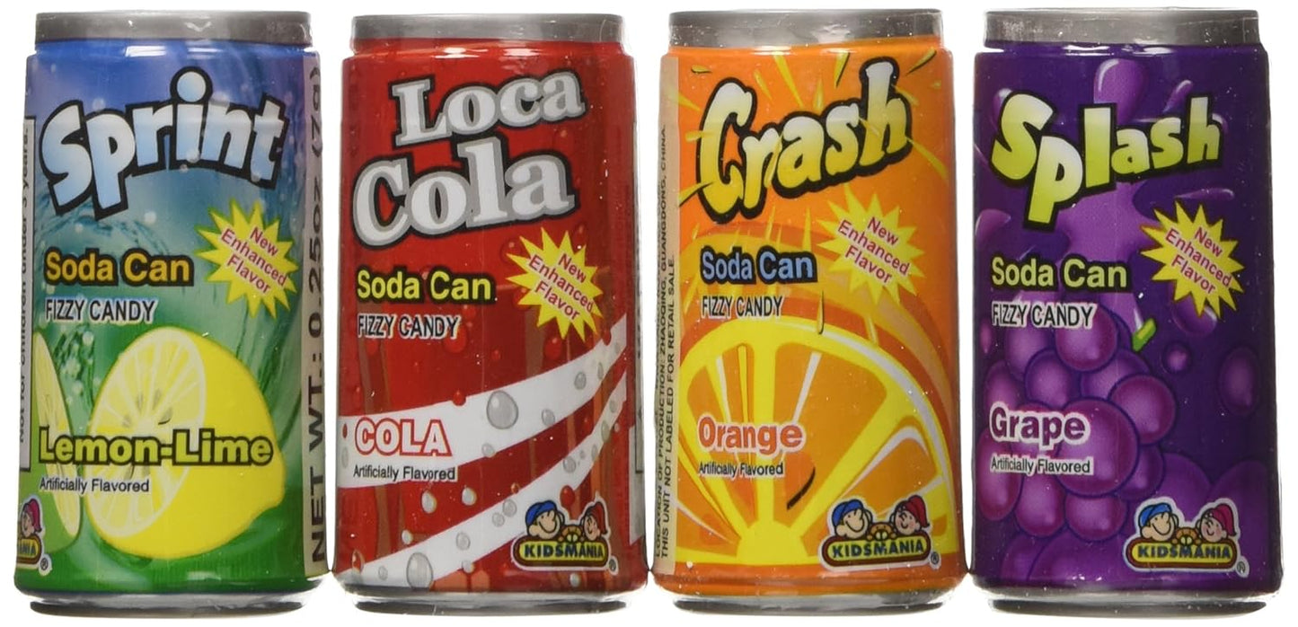 Kidsmania Soda Can Fizz Candy