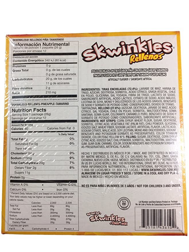 Lucas Skwinkles Rellenos - Pina (Pineapple)