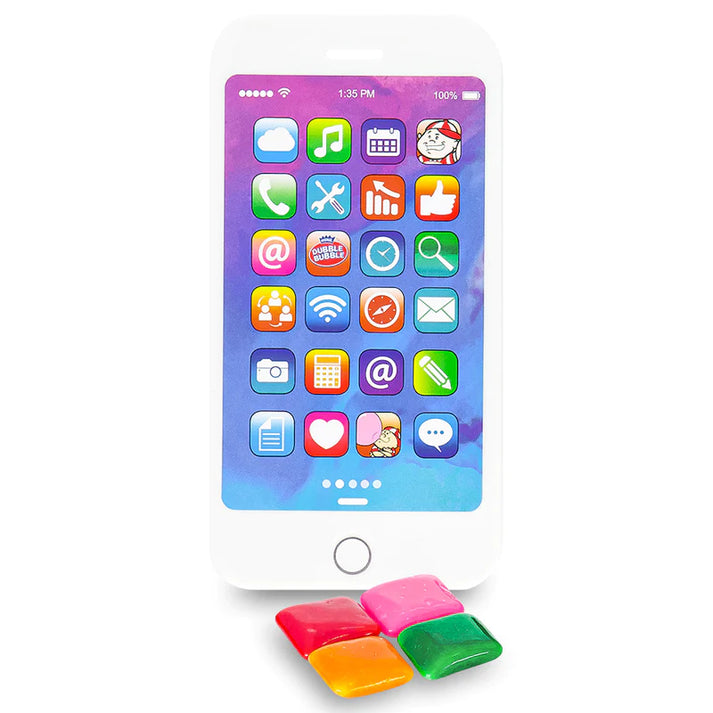 Kidsmania Mi-Phone with Dubble Bubble Chewing Gum - 2 Phone Style Tins