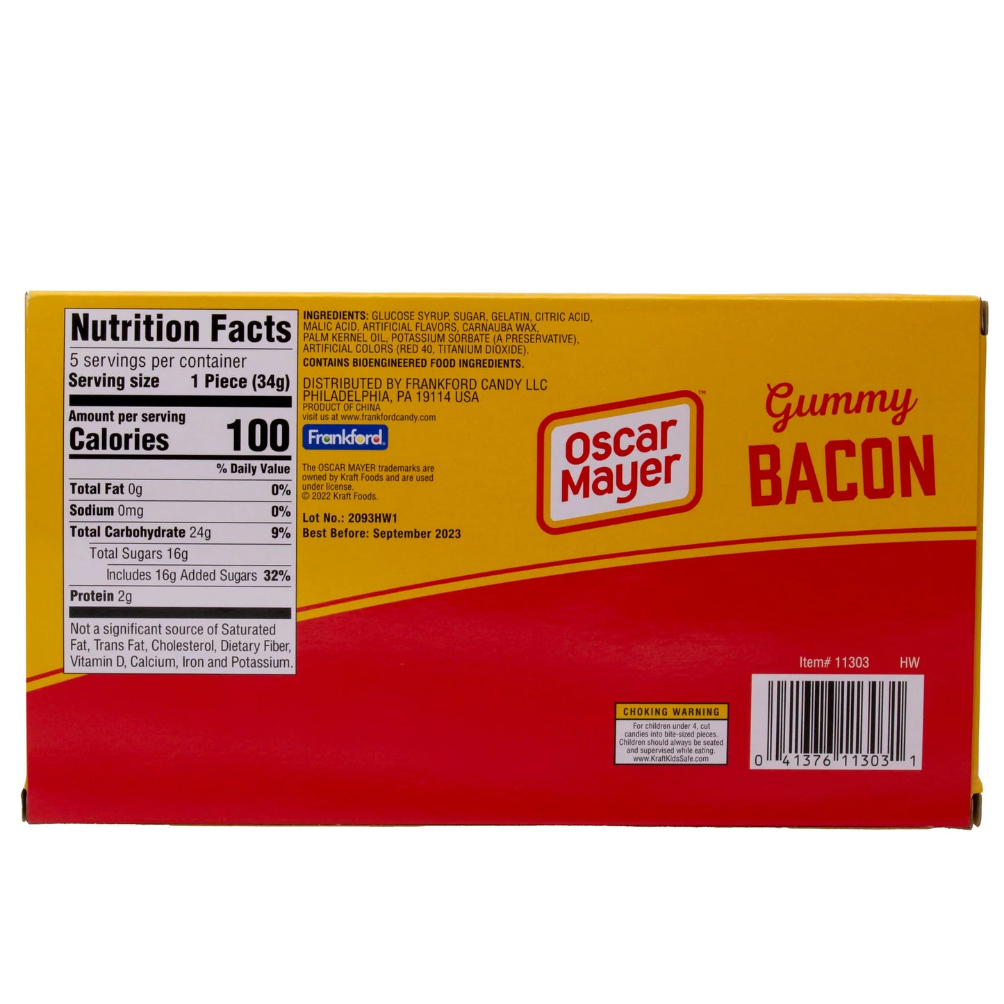 Oscar Mayer Gummy Bacon Slice