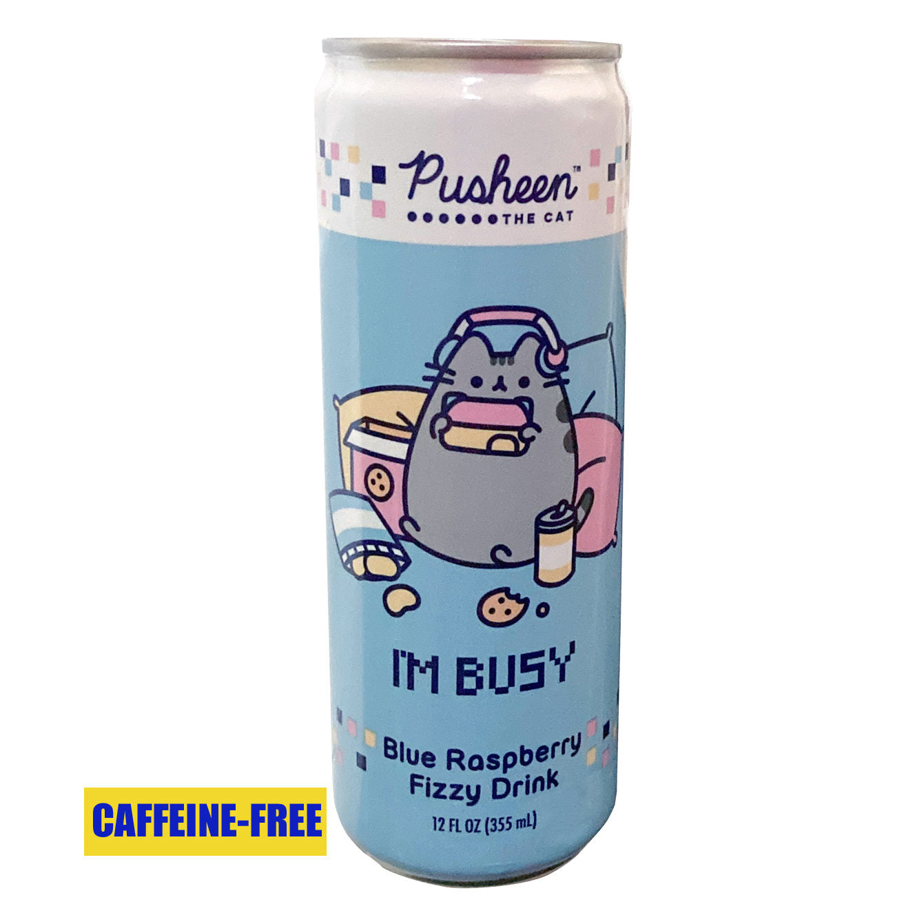 Pusheen I'm Busy Fizzy Pop Can