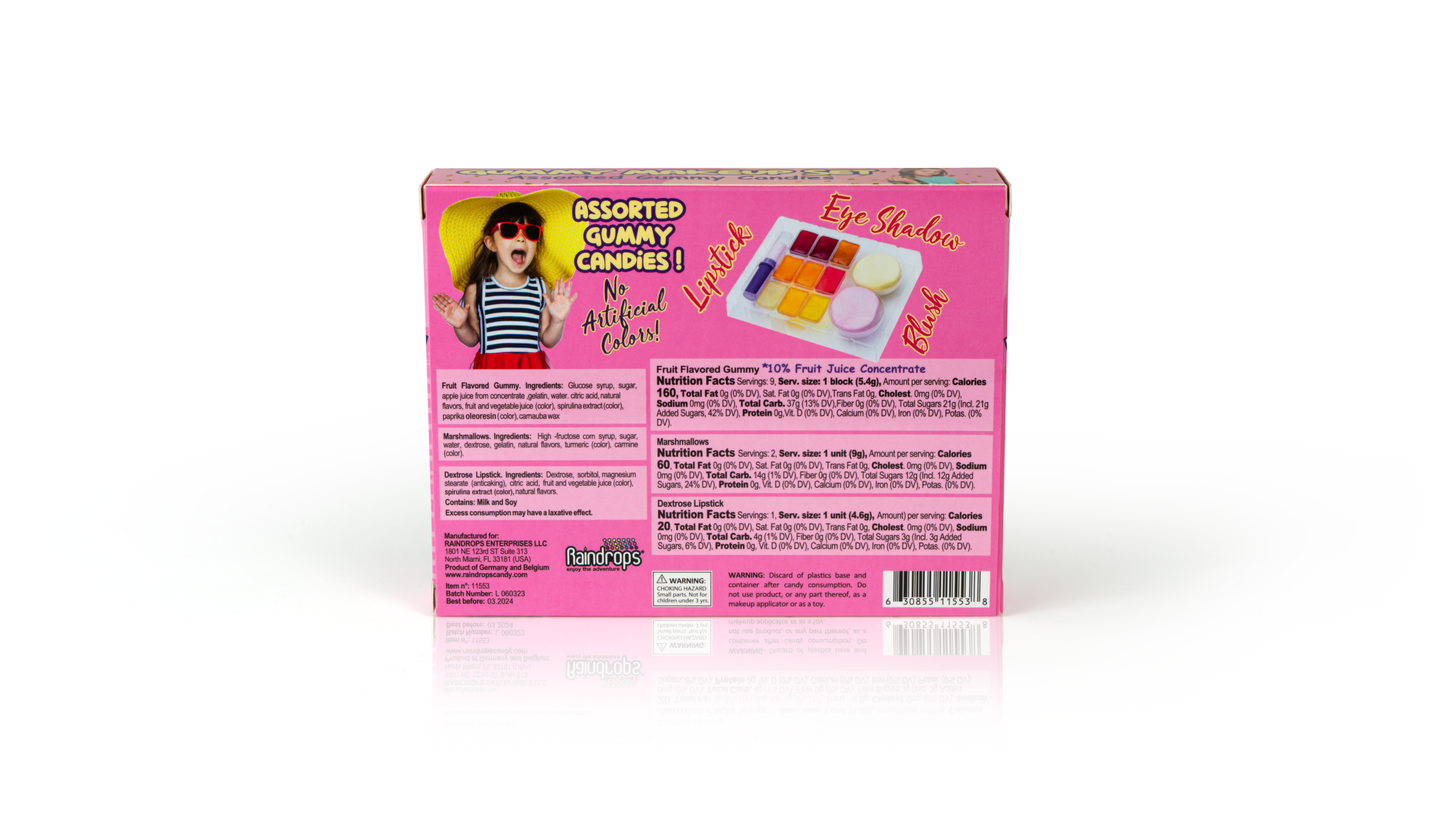 Raindrops Gummy Makeup Kit Small