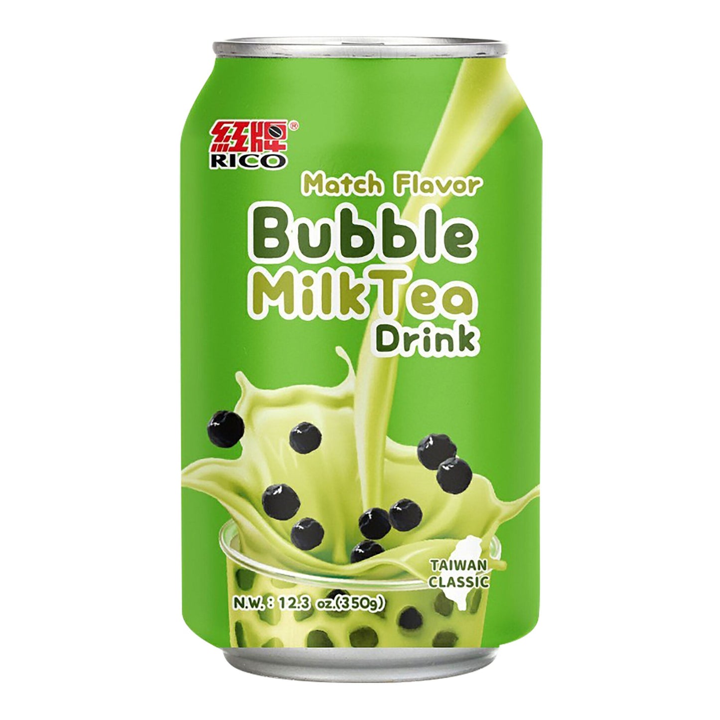 Rico Bubble Tea w/ Tapioca - Matcha
