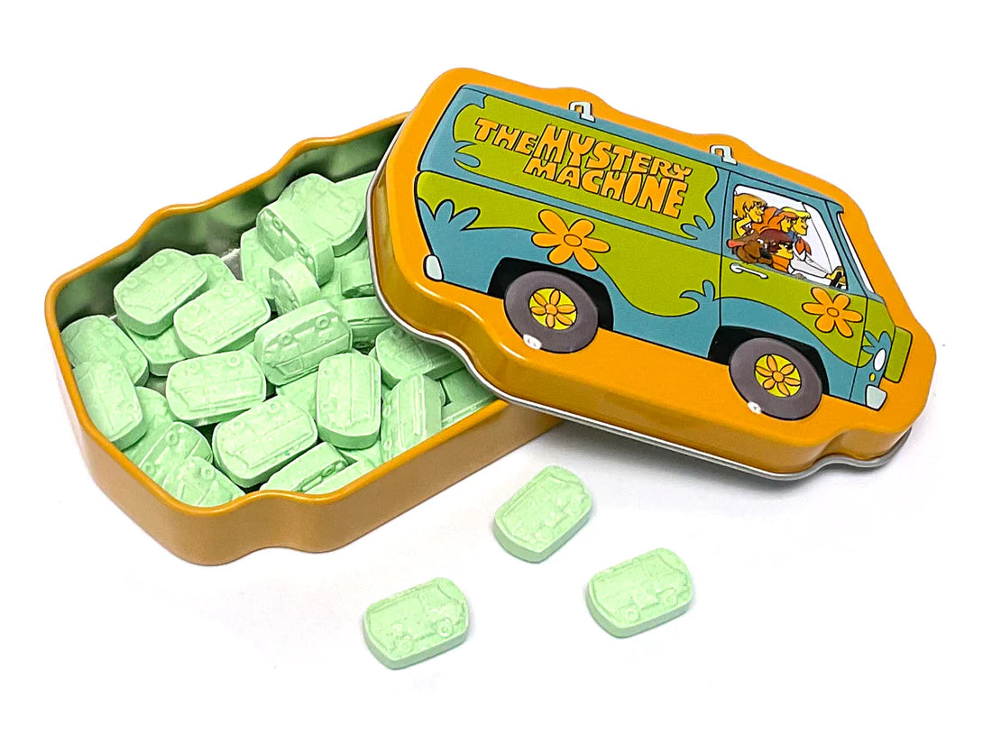 Scooby-Doo Mystery Machine Tin (Green Apple Candy)