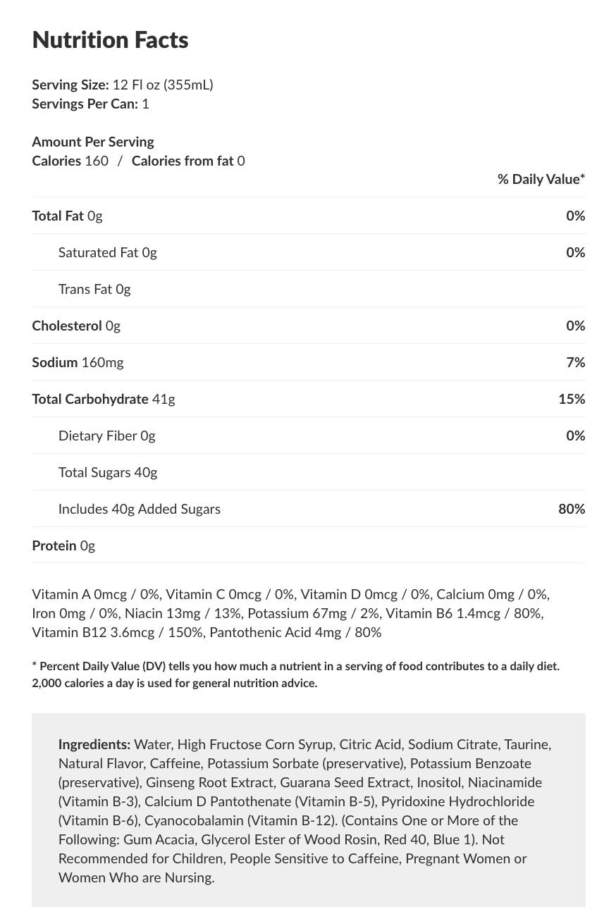 Jojo's Bizarre Adventure Stand Power Energy Drink Can