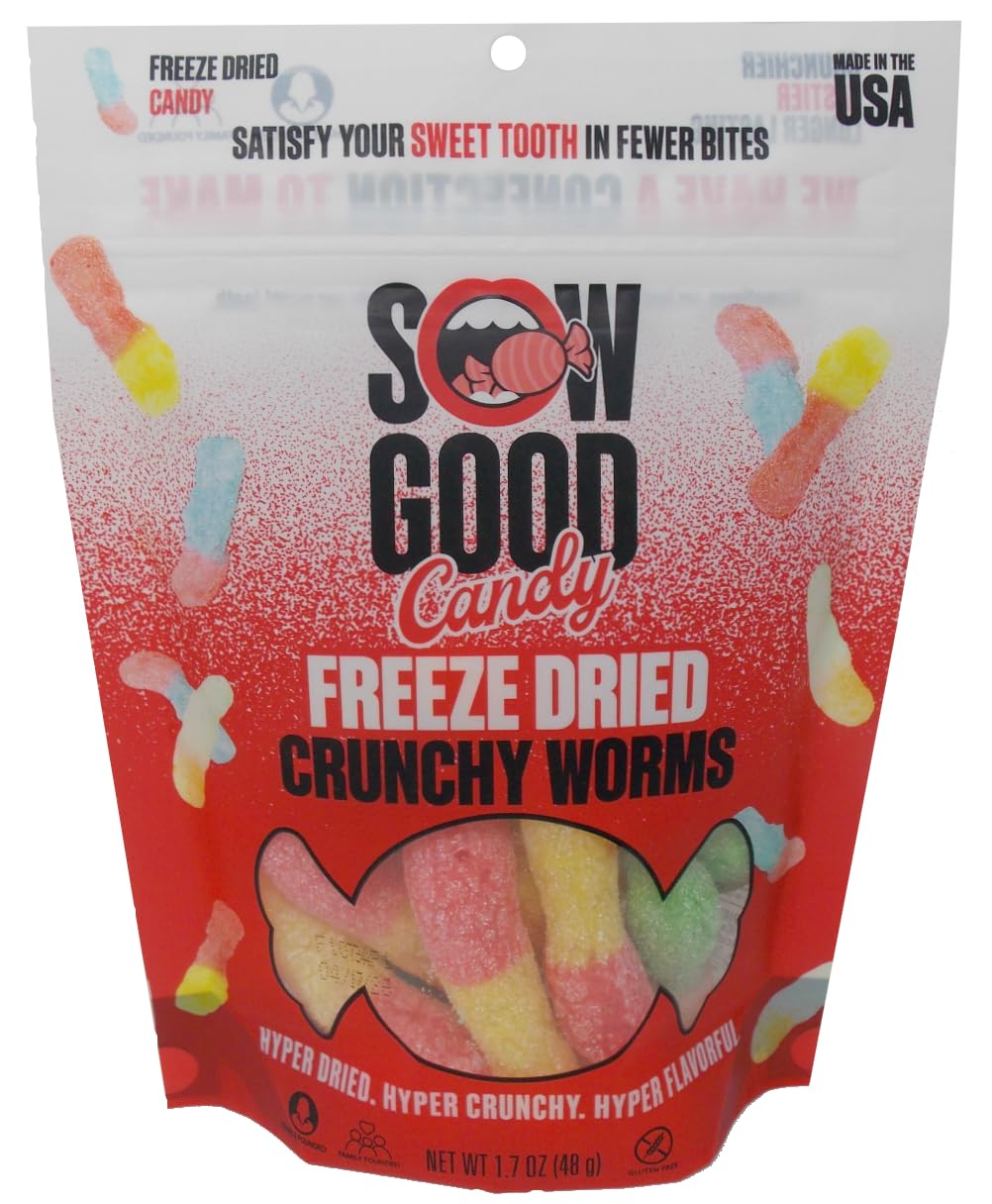 Sow Good Freeze Dried Crunchy Worms