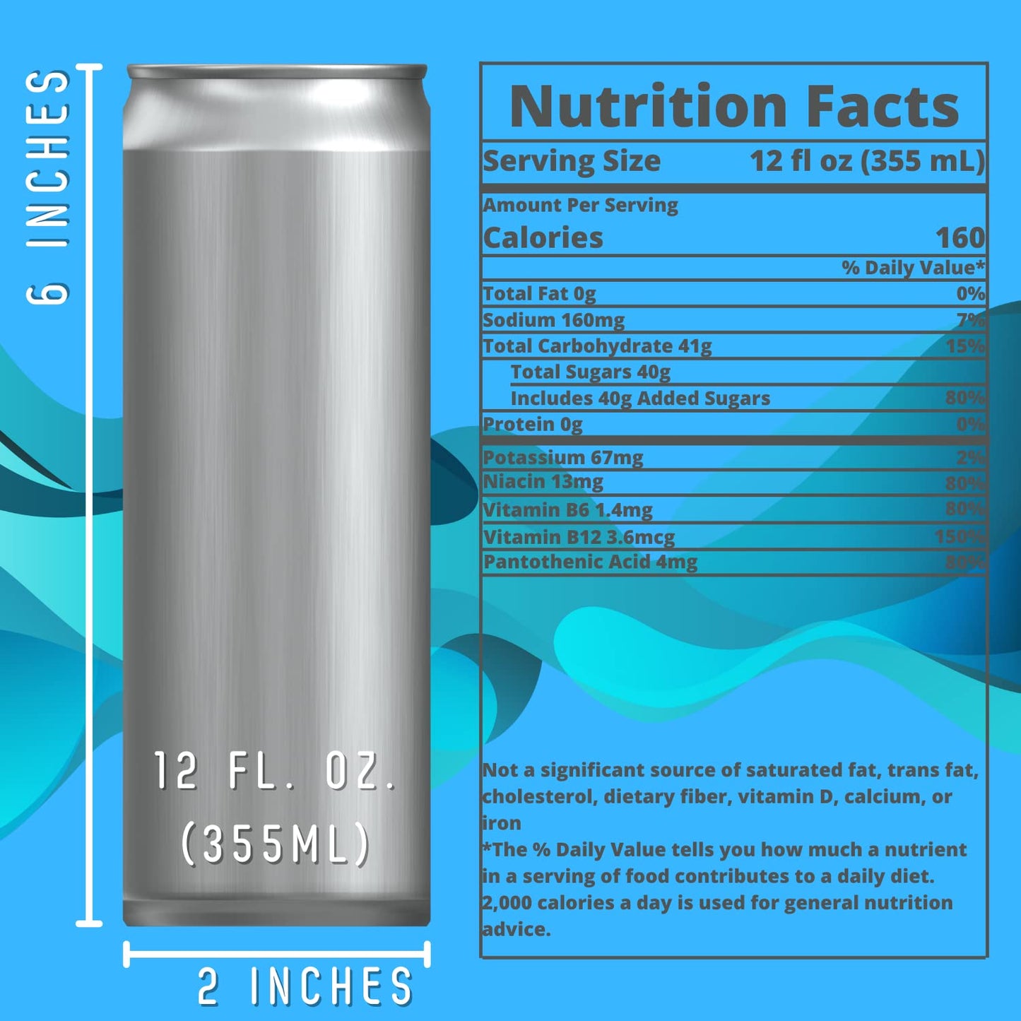 Ted Lasso Pregame Energy Drink Can