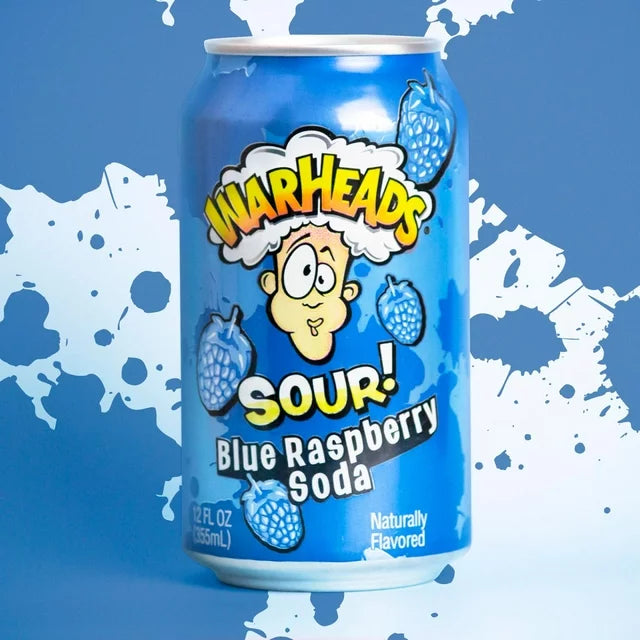 Warheads Soda Can (Blue Raspberry)