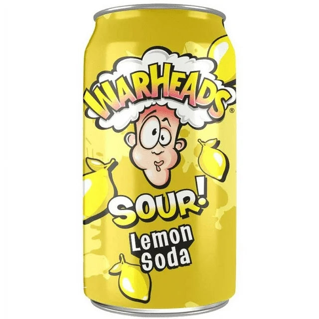 Warheads Soda Can (Lemon)