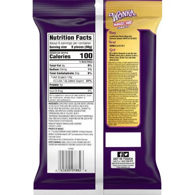 Wonka Magic Hats Gummies (Limited)