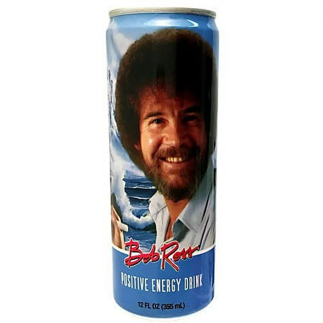 Bob Ross Positive Energy Drink Can