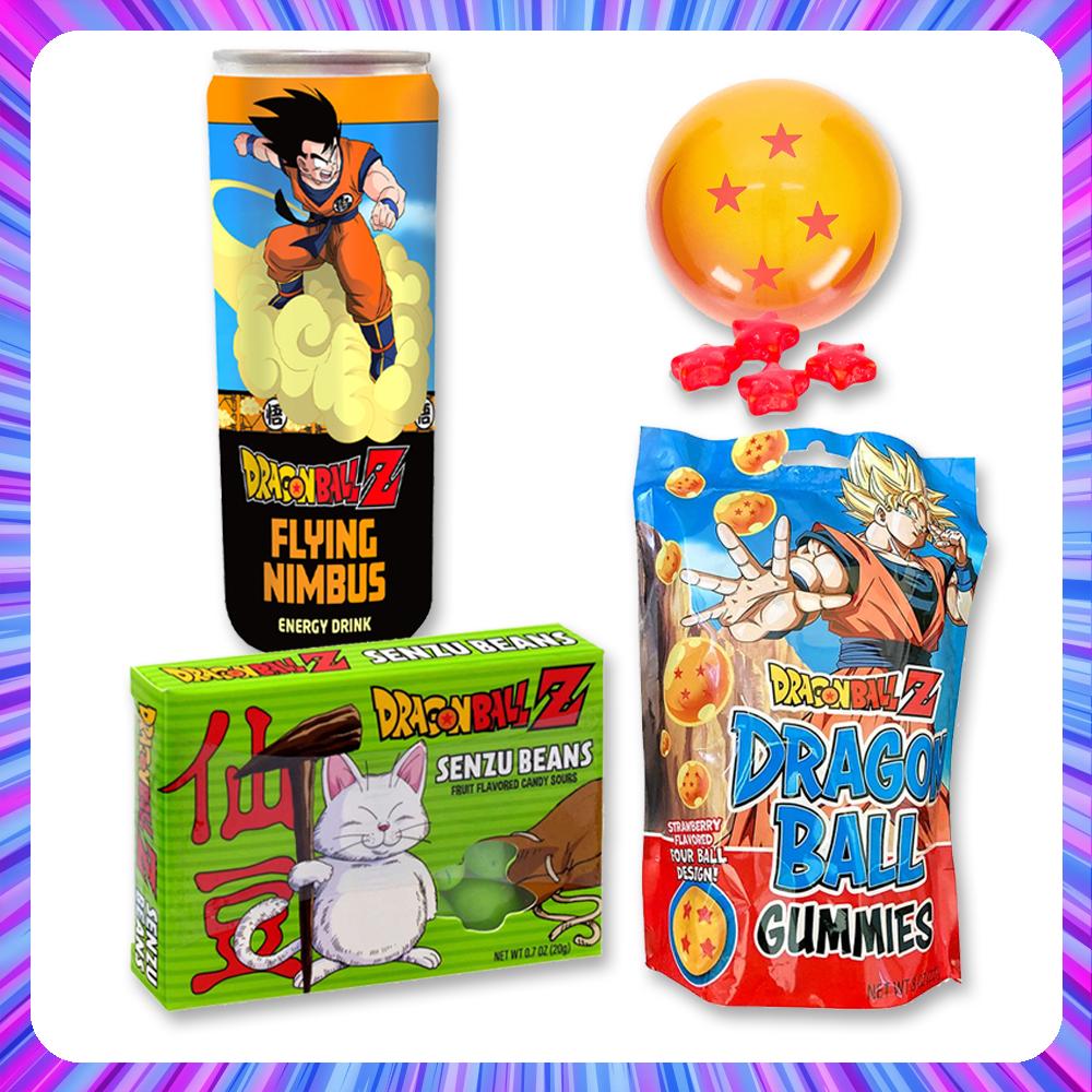 Ultimate Dragon Ball Z Fan Bundle: Energy Drink, Senzu Bean Candy, Dra ...