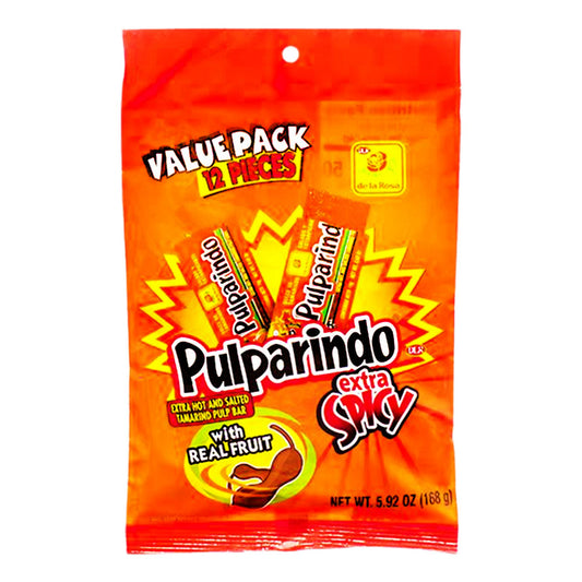 De La Rosa Pulparindo 12 Piece - Tamarind Extra Spicy
