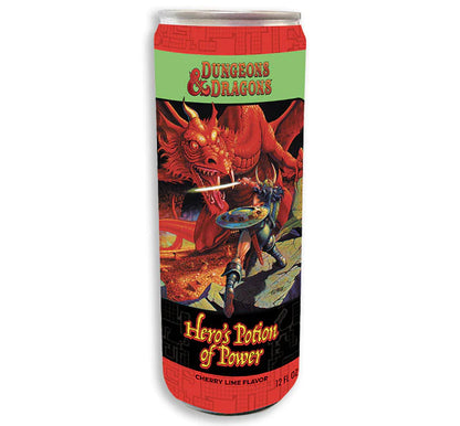 Dungeons & Dragons Hero's Potion of Power Energy Drink Can