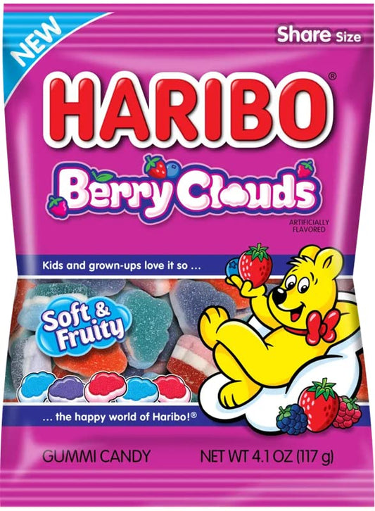 Haribo Berry Clouds Gummi Candy