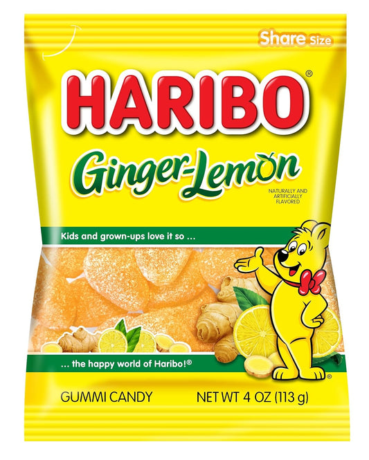 Haribo Gummi Ginger-Lemon Candy