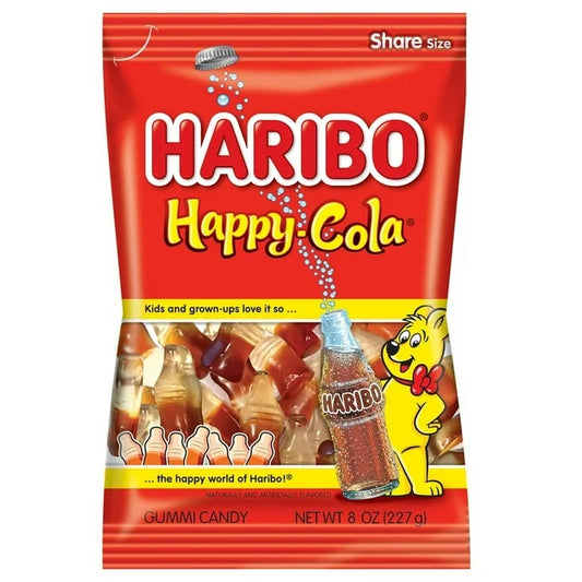 Haribo Happy Cola Bottle Gummi Candy