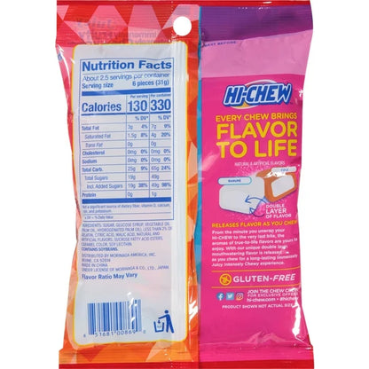 Hi-Chew Japanese Chewy Candy - Soda Pop Mix (Ramune & Cola)