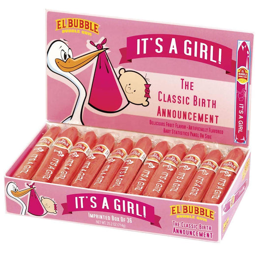 It's a Girl Bubble Gum Cigar