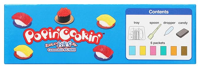 Kracie Popin' Cookin' Diy Japanese Candy Kit, Tanoshii Sushi Shop