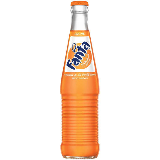 Mexican Fanta Orange Soda Bottle