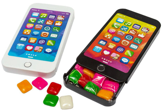 Kidsmania Mi-Phone with Dubble Bubble Chewing Gum - 2 Phone Style Tins