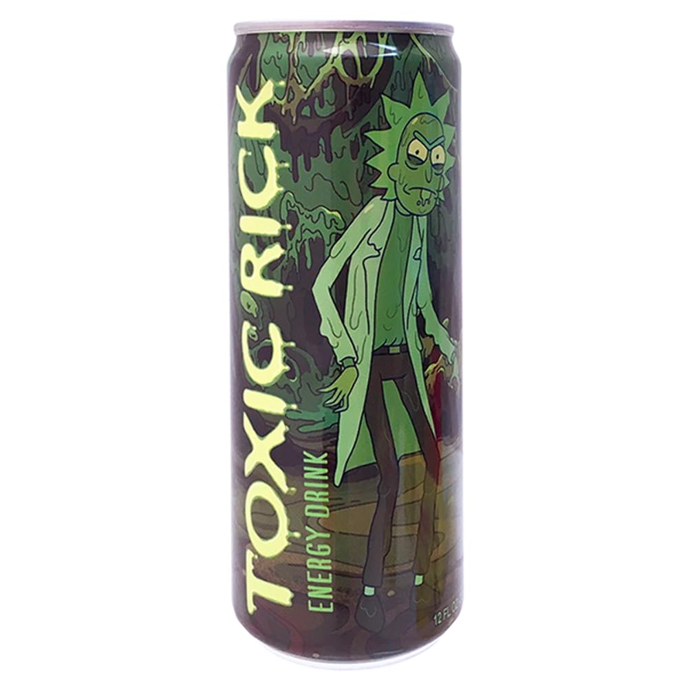 Rick & Morty Toxic Risk Energy Drink Can