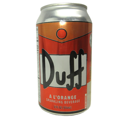 Simpsons Duff A'lorange Sparkling Beverage Can