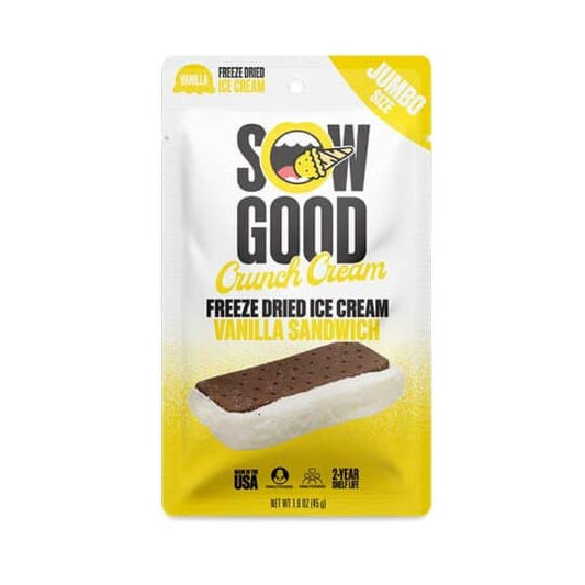Sow Good Freeze Dried Jumbo Ice Cream Sandwich
