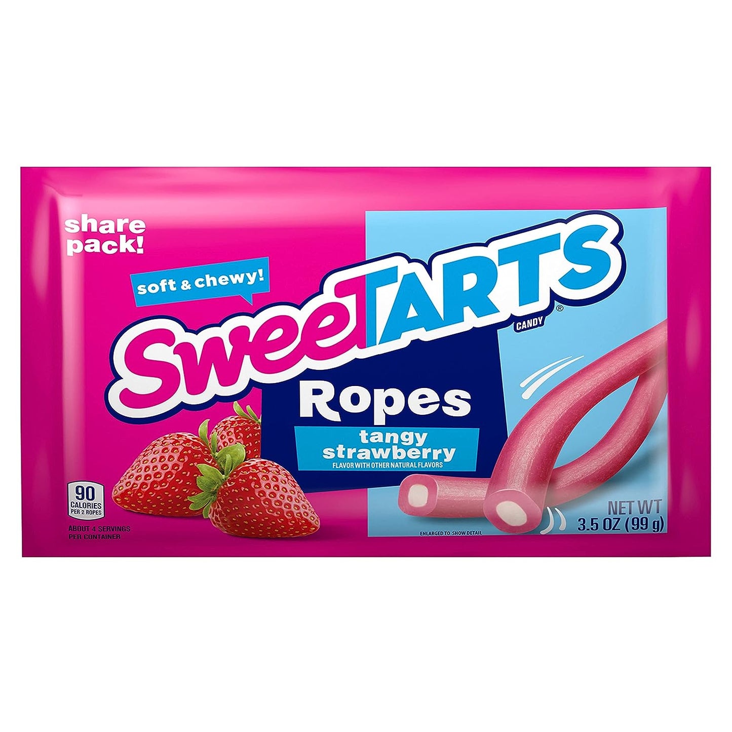 Sweetarts Ropes Share Pack (Tangy Strawberry) – Candy Blast Shop