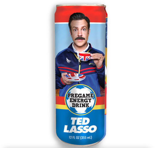 Ted Lasso Pregame Energy Drink Can