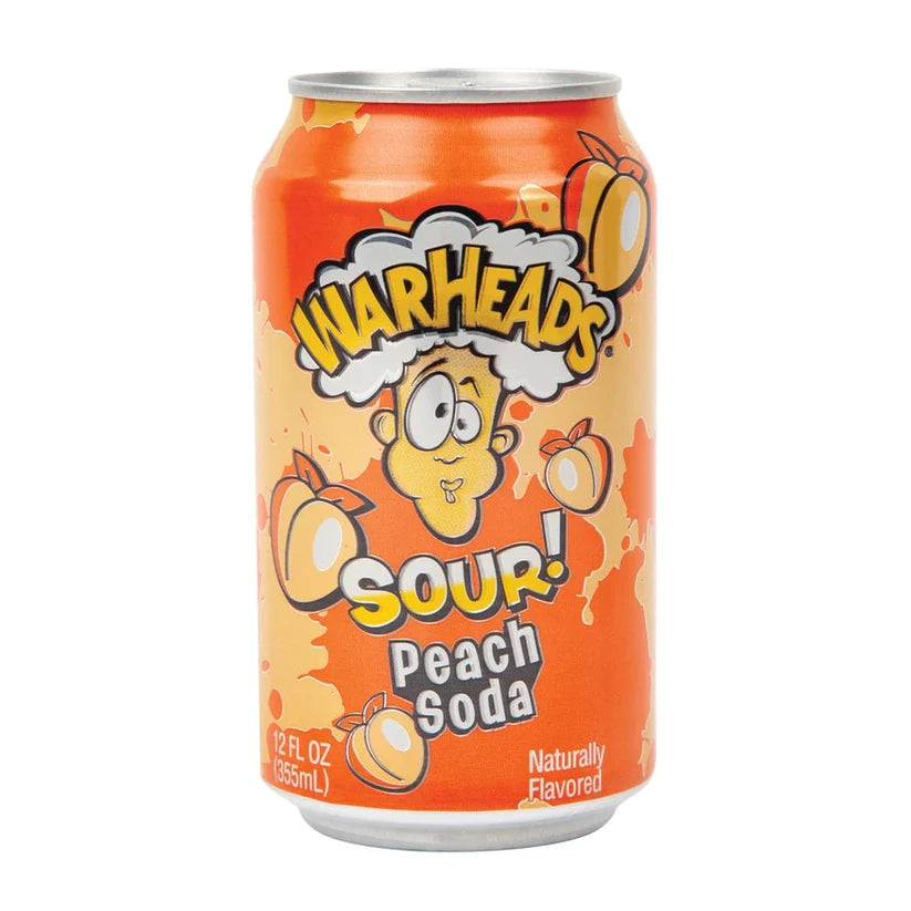 Warheads Soda Can (Peach)