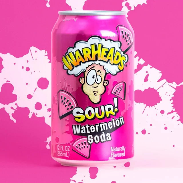 Warheads Soda Can (Watermelon)