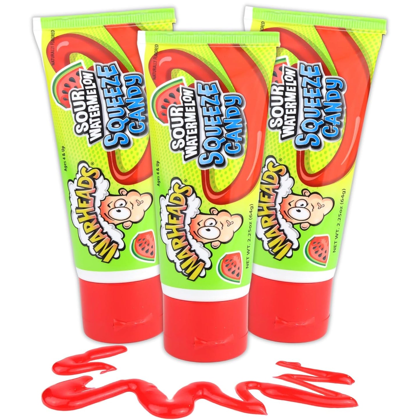 Warheads Sour Watermelon Squeeze - 3 Pack Set