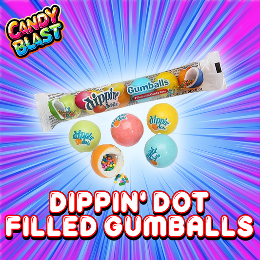 Dippin Dot Filled Gumballs