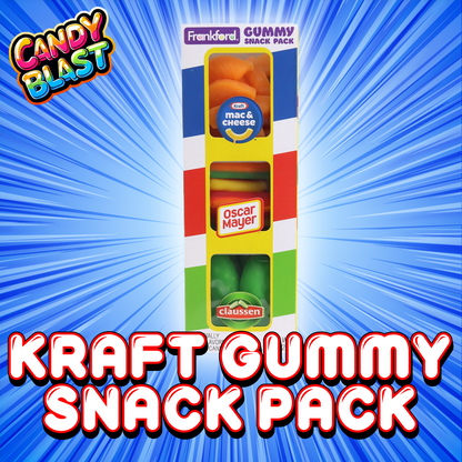 Kraft Gummy Snack Pack - Fruit Flavored Gummy Snack Shaped Candy