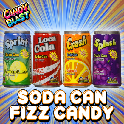 Kidsmania Soda Can Fizz Candy