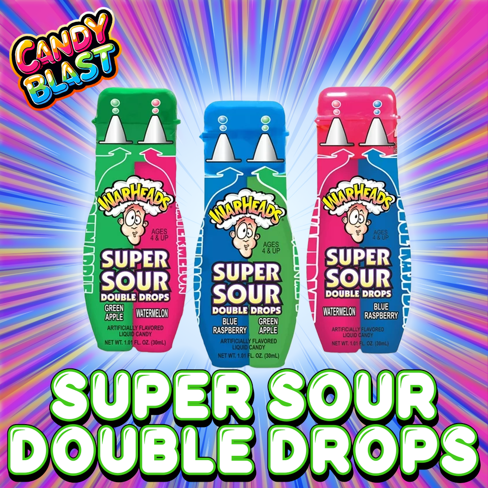 Warheads Super Sour Double Drops